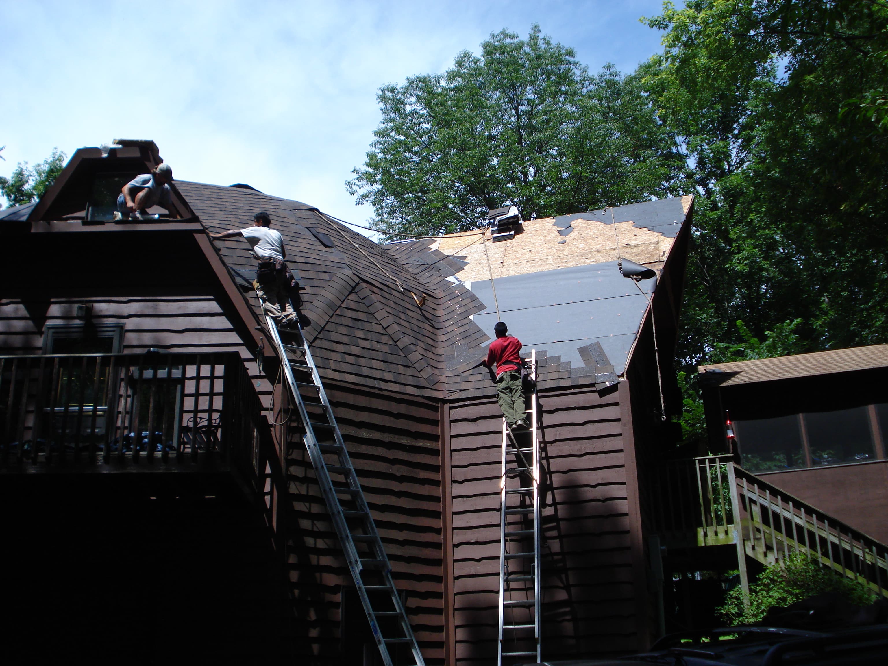 Dome Roof - Shingle Installation