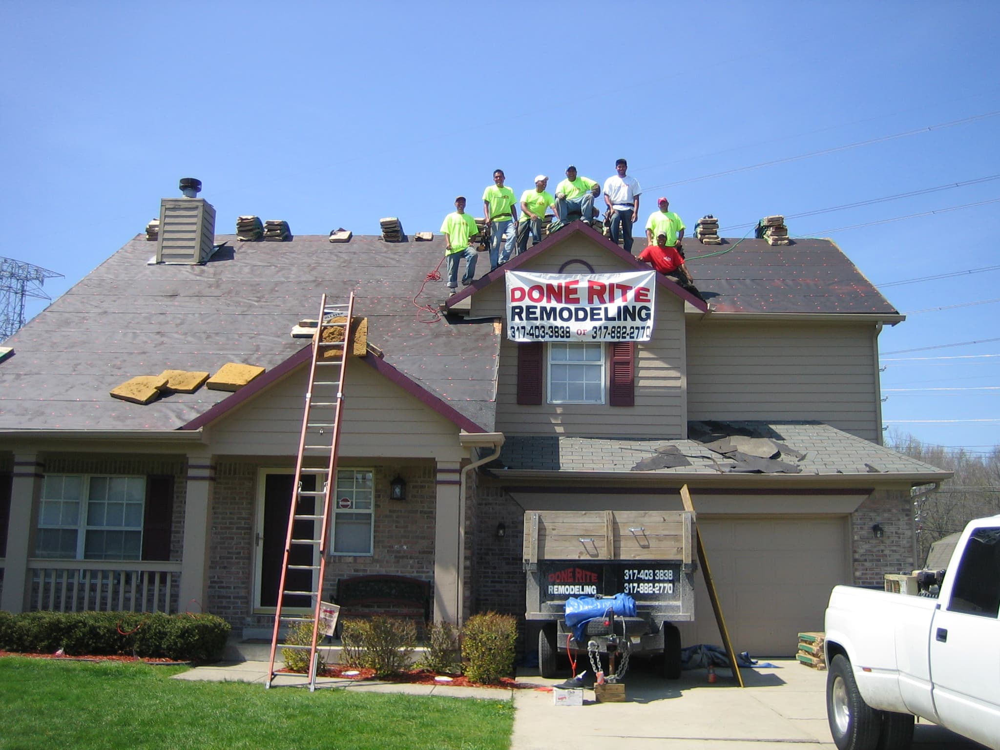 Page - Old Shingle Removal & Underlayment Installation