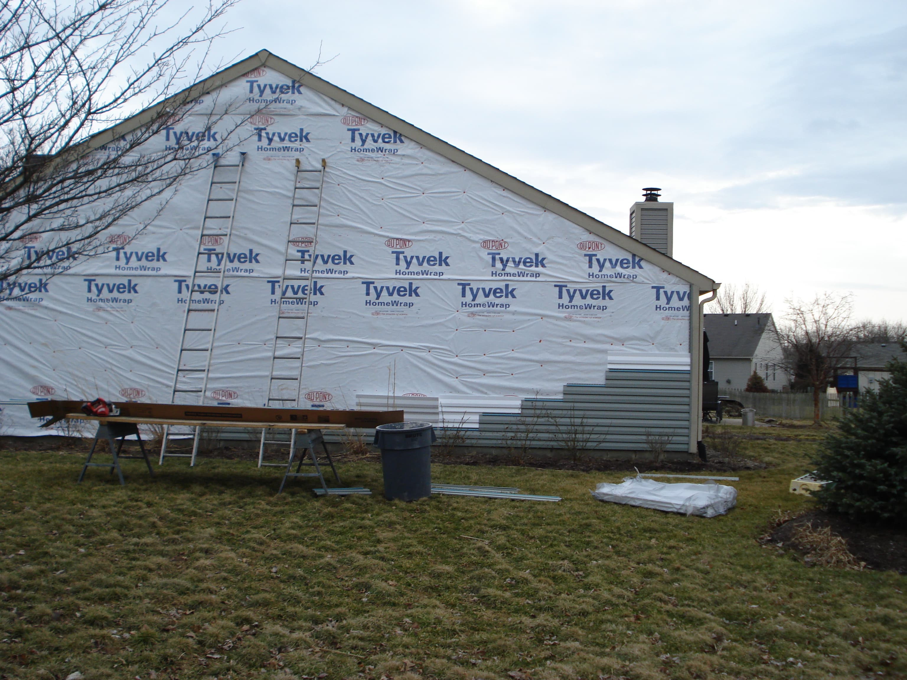 Butler - Tyvek House Wrap Installation